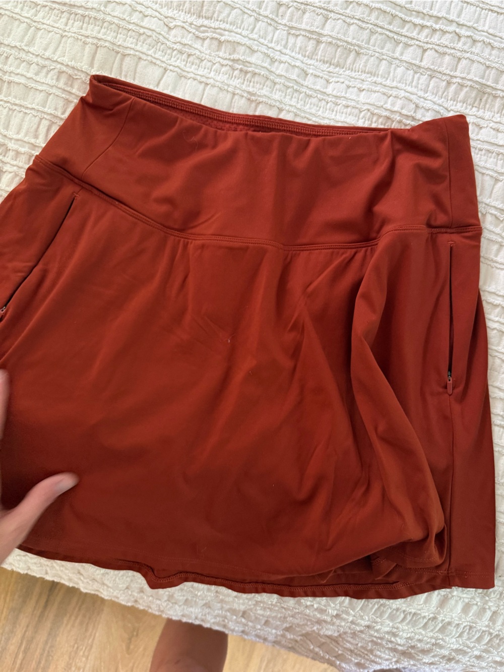 Calia by Carrie Underwood orange athletic skort - size L
